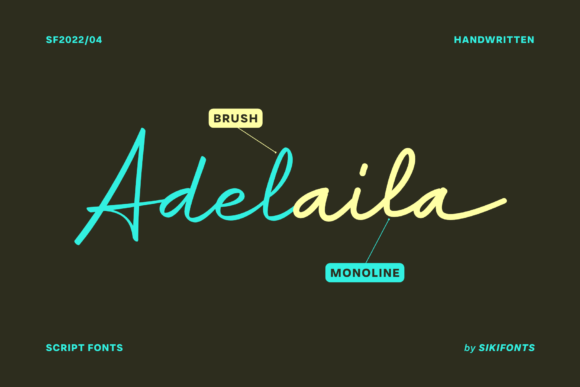 Adelaila Font: Elevating Web Design with Elegant Script