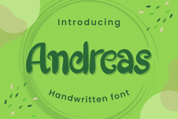 Andreas: A Handwritten Font for Authentic Brand Identity