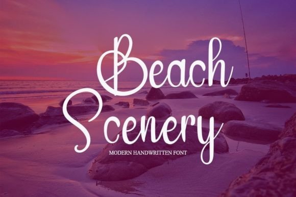 Beach Scenery Font: A Marketer's Tool for Clear Campaigns