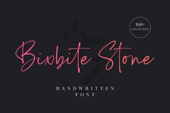 Bixbite Stone: A Flowing Typeface for Editorial Elegance
