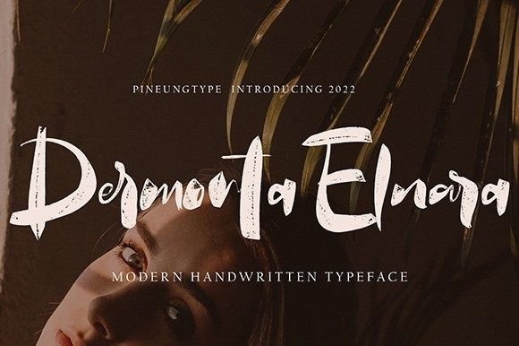 Dermonta Elnara: A Marker-Style Font for Handmade Brands