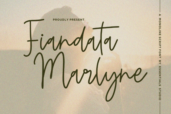 Fiandata Marlyne: A Monoline Signature Font for Modern Branding