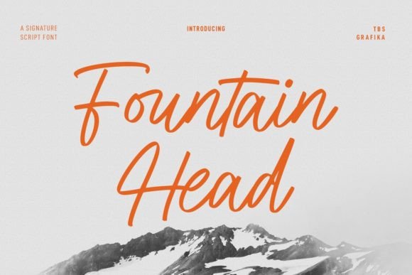 Fountain Head: The Perfect Script Font for Handmade Brands