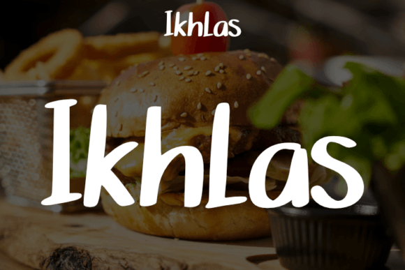 Ikhlas: The Modern Script Typeface for Bold Branding