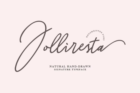 Jolliresta: The Handwritten Font for Scroll-Stopping Brands