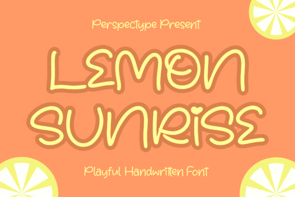 Lemon Sunrise: A Playful Typeface for Modern Branding