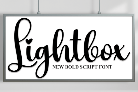 Lightbox: The Script Font That Stops the Scroll