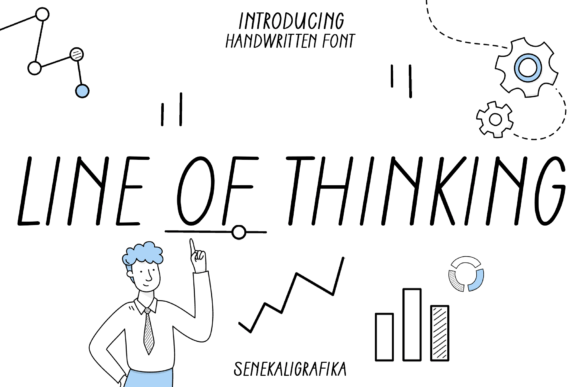 Line of Thinking: A Modern Typeface for Polished Branding