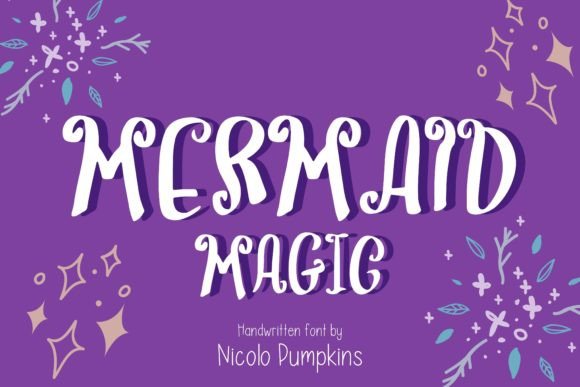 Mermaid Magic: A Handwritten Font for Crafters