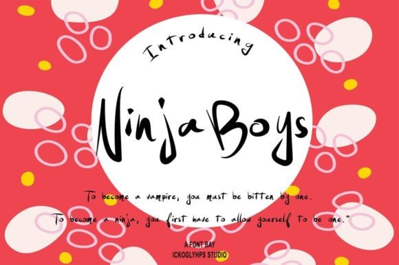 Ninja Boys Font Review: A Playful Typeface for Campaigns