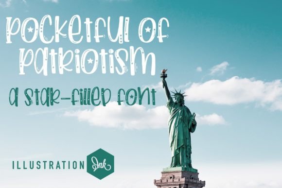 Pocketful of Patriotism: A Handwritten Font for Makers