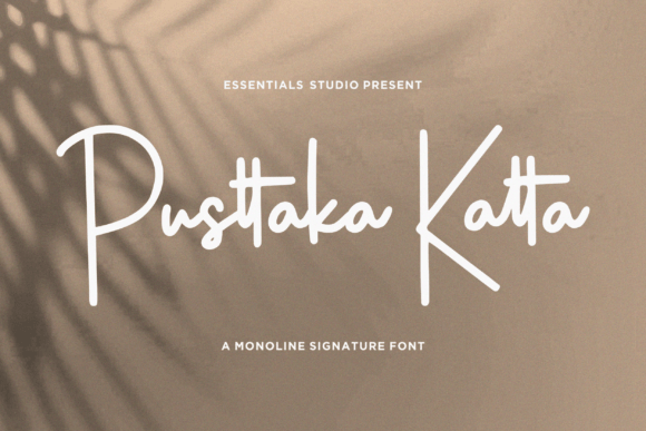 Pusttaka Katta: A Signature Font for Editorial Design