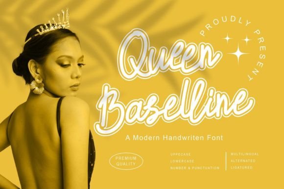 Queen Baselline: The Elegant Script Font for Handmade Brands