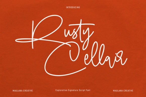 Rusty Cellair: A Signature Font for Modern Web Design