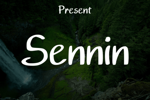 Sennin: A Modern Script Typeface for Elegant Editorial Design