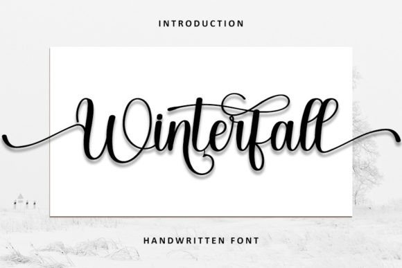 Winterfall Font: Elevate Your Campaigns with Elegant Script