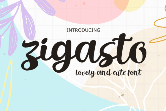 Zigasto: The Bold Script Font That Elevates Campaign Visuals